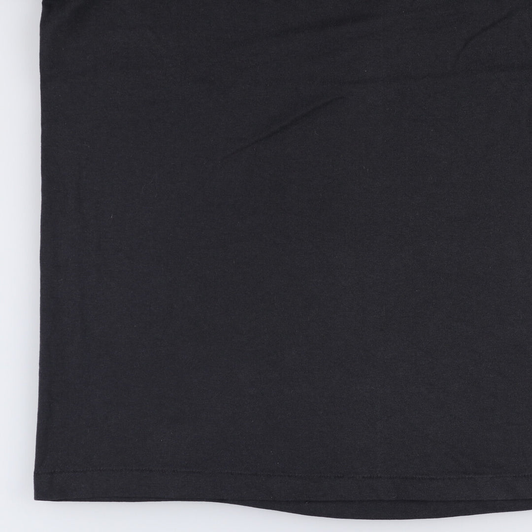 Vintage 90'S Hanes printed T-shirt, made in the USA, men's XL size cotton black type Vintage Second Hand