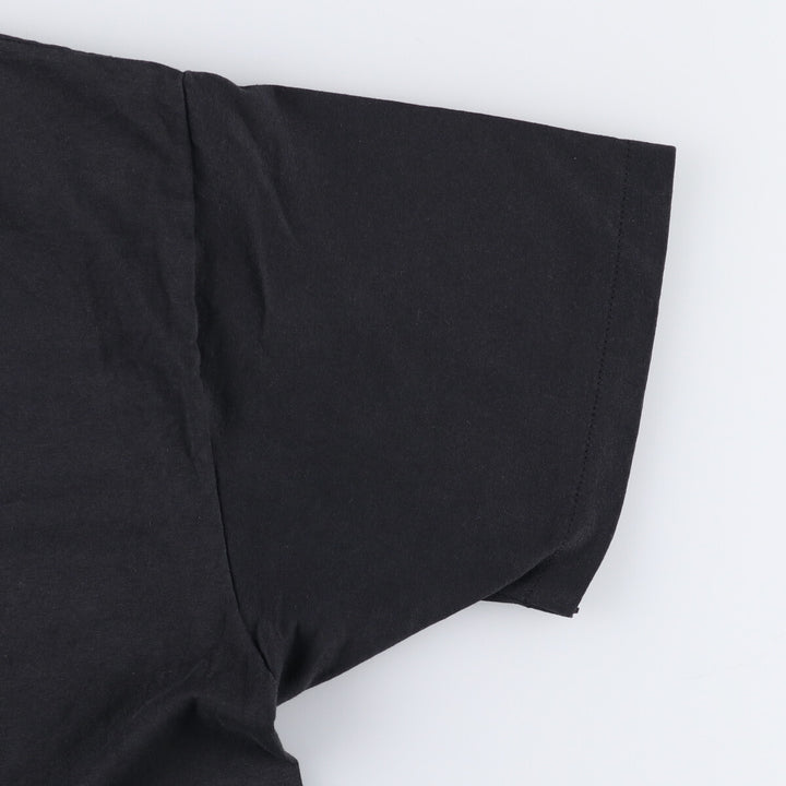 Vintage 90'S Hanes printed T-shirt, made in the USA, men's XL size cotton black type Vintage Second Hand