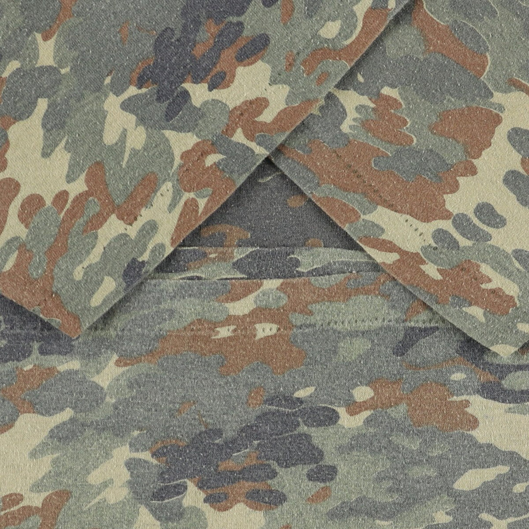 Camouflage pattern T-shirt, men's size M unclear Khaki type Vintage Second Hand