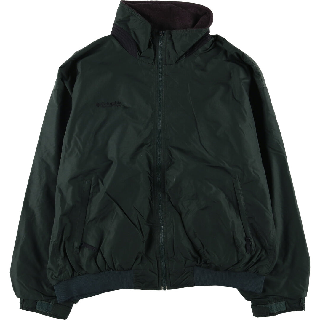 Special Price: 2000'S Columbia Men's Padded Puffer Jacket (Size XL) Nylon Green type dark green Vintage Second Hand