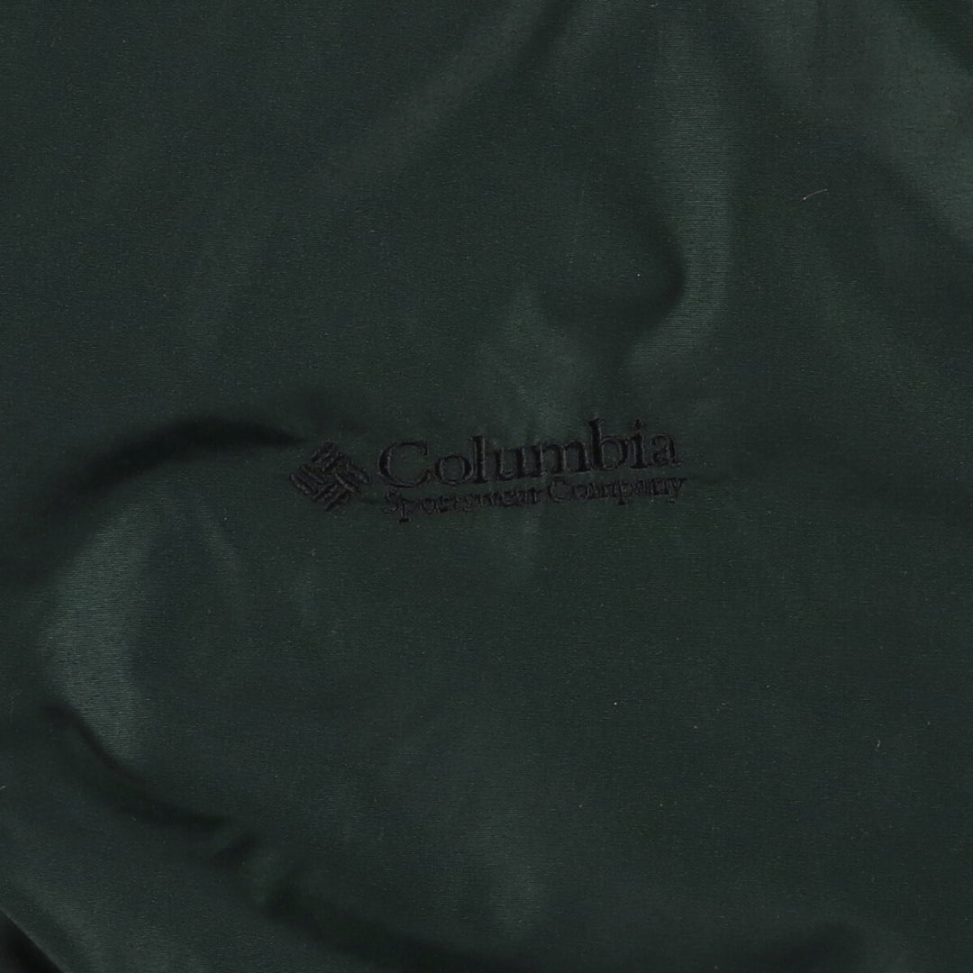 Special Price: 2000'S Columbia Men's Padded Puffer Jacket (Size XL) Nylon Green type dark green Vintage Second Hand