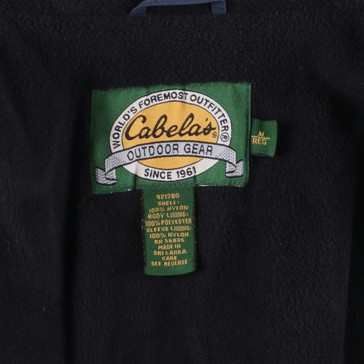 90s-00'S Cabelas nylon jacket, men's size M Nylon navy blue type Vintage Second Hand