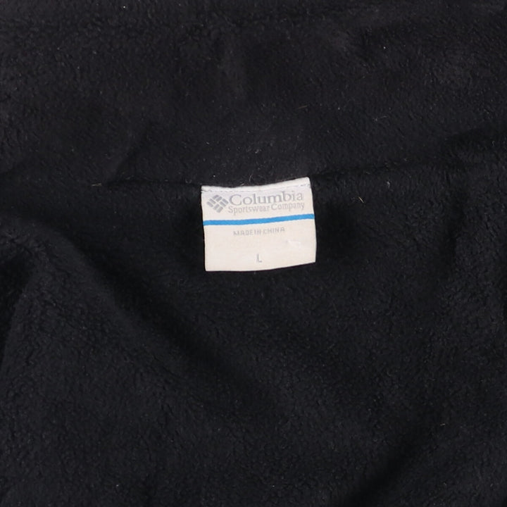 Columbia Men's Padded Puffer Jacket, Size L Nylon black type Vintage Second Hand