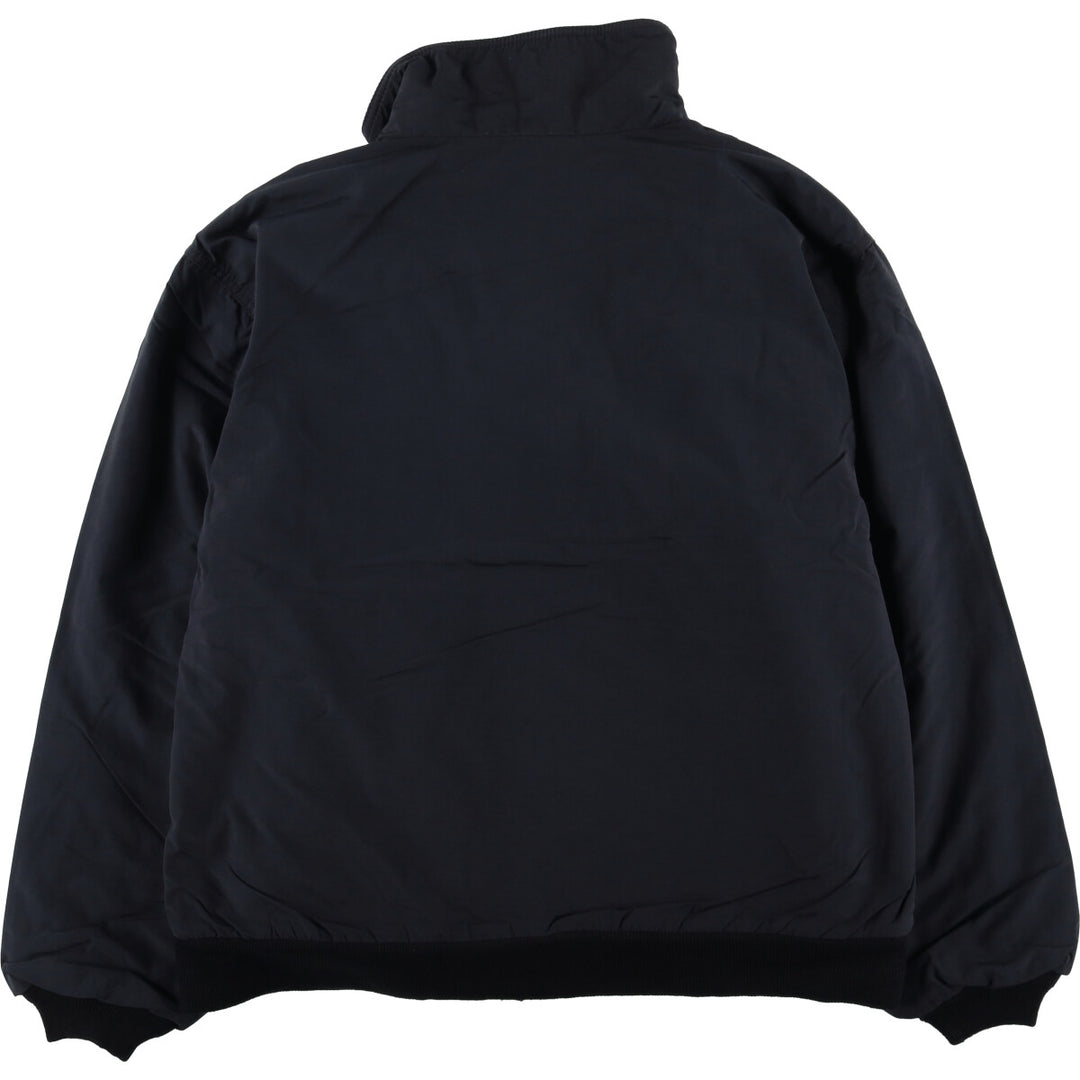Vintage LLBean Warm-up Jacket from the 1980'S and 1990s, a padded puffer jacket, size L, for men. unclear black type Vintage Second Hand