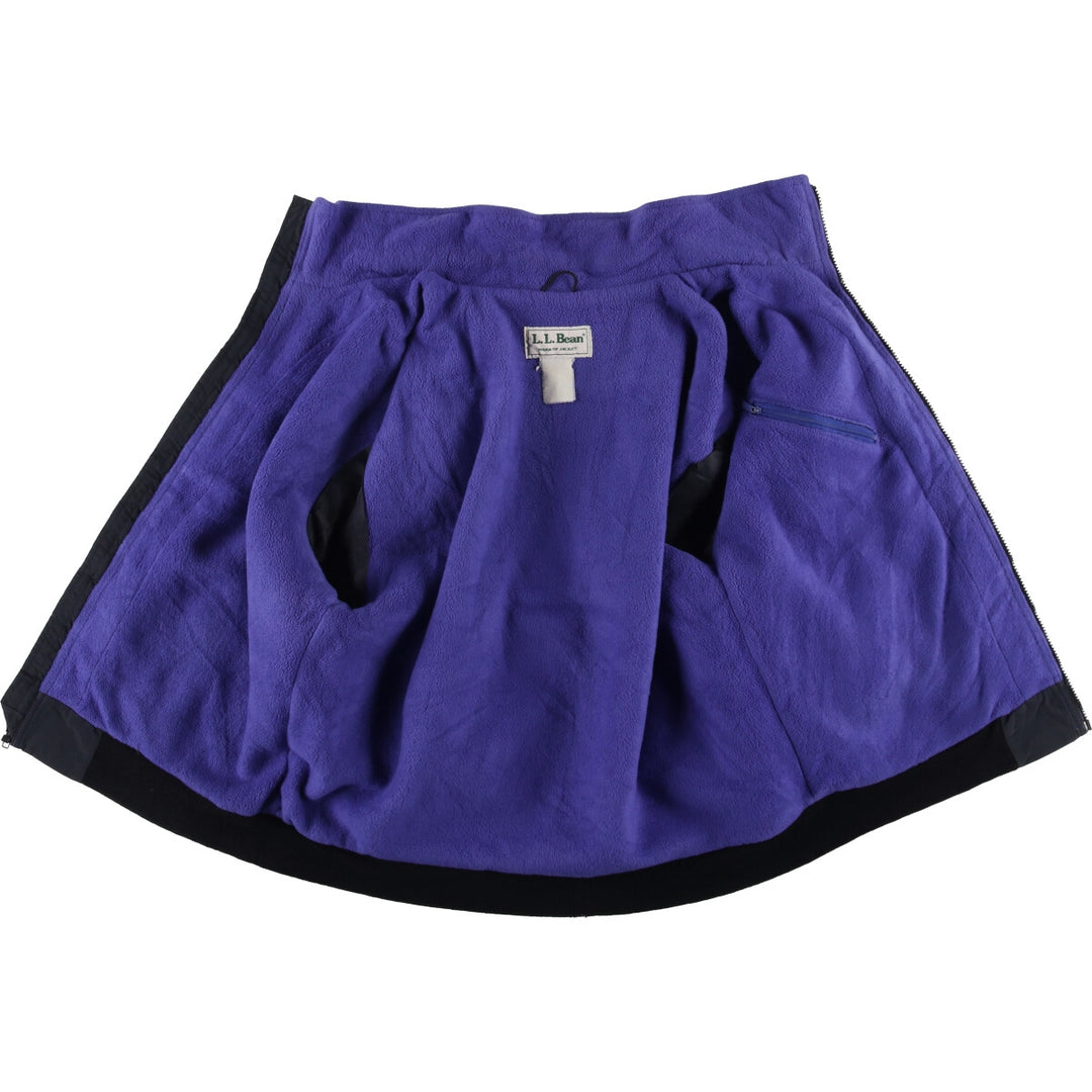 Vintage LLBean Warm-up Jacket from the 1980'S and 1990s, a padded puffer jacket, size L, for men. unclear black type Vintage Second Hand