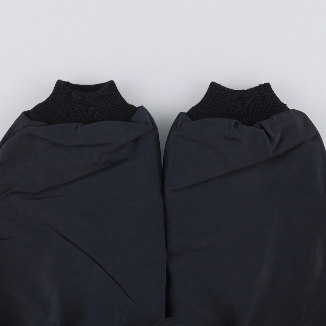 Vintage LLBean Warm-up Jacket from the 1980'S and 1990s, a padded puffer jacket, size L, for men. unclear black type Vintage Second Hand