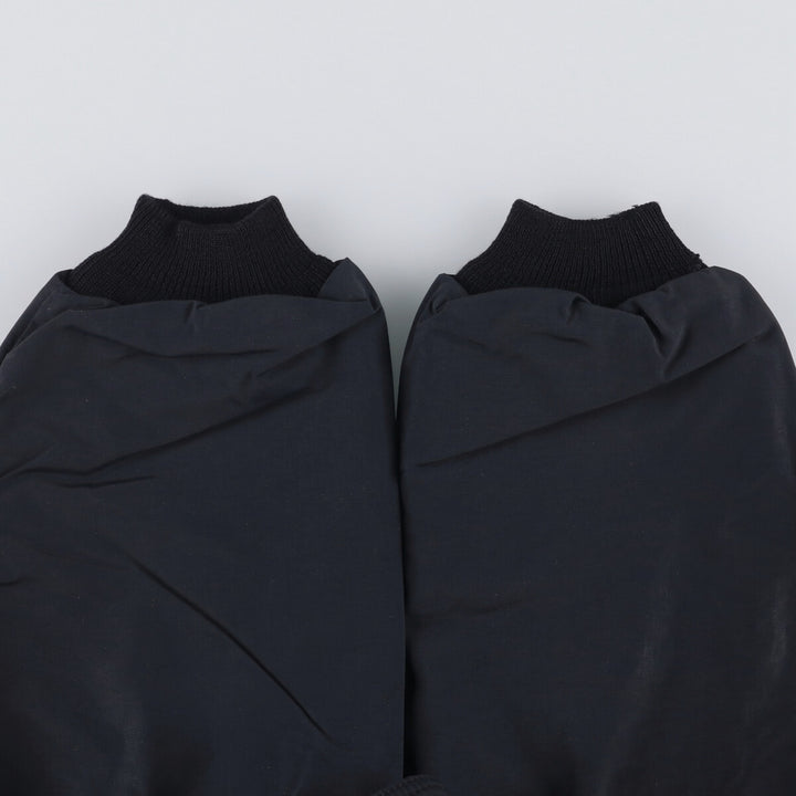 Vintage LLBean Warm-up Jacket from the 1980'S and 1990s, a padded puffer jacket, size L, for men. unclear black type Vintage Second Hand