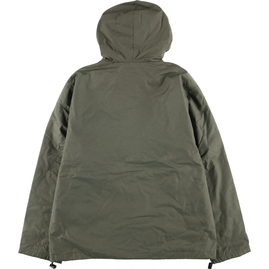 90s-00'S Eddie Bauer padded mountain parka, shell jacket, and puffer jacket, men's size L cotton Khaki type Vintage Second Hand