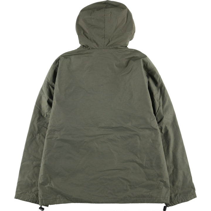 90s-00'S Eddie Bauer padded mountain parka, shell jacket, and puffer jacket, men's size L cotton Khaki type Vintage Second Hand