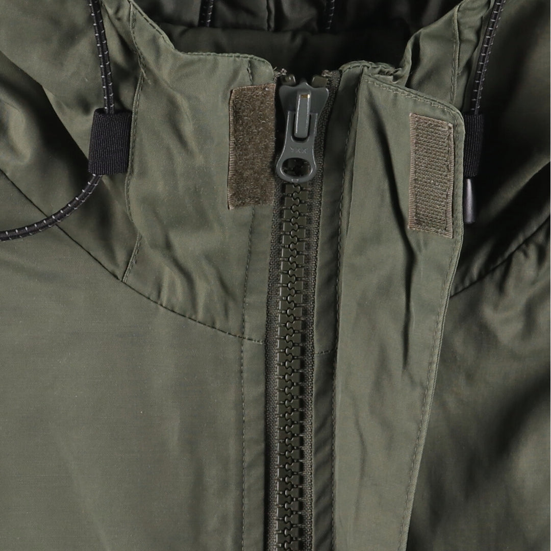 90s-00'S Eddie Bauer padded mountain parka, shell jacket, and puffer jacket, men's size L cotton Khaki type Vintage Second Hand