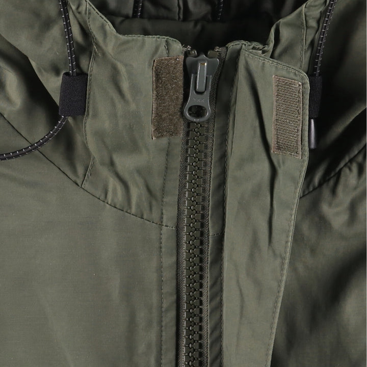 90s-00'S Eddie Bauer padded mountain parka, shell jacket, and puffer jacket, men's size L cotton Khaki type Vintage Second Hand