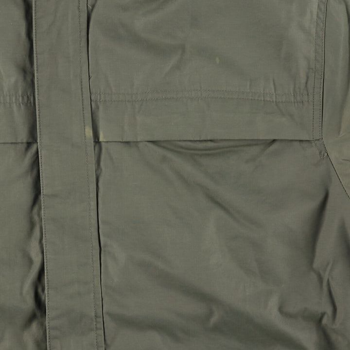 90s-00'S Eddie Bauer padded mountain parka, shell jacket, and puffer jacket, men's size L cotton Khaki type Vintage Second Hand