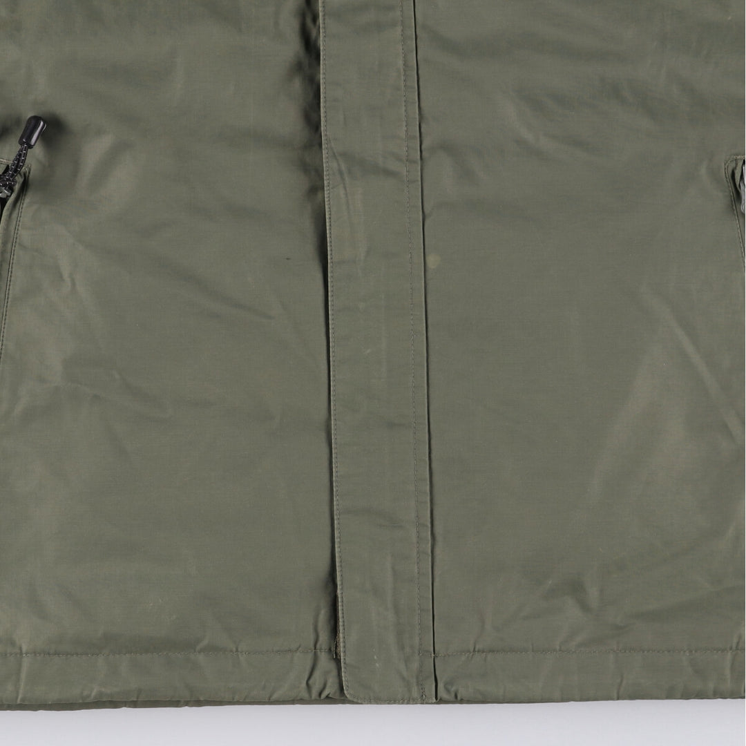 90s-00'S Eddie Bauer padded mountain parka, shell jacket, and puffer jacket, men's size L cotton Khaki type Vintage Second Hand