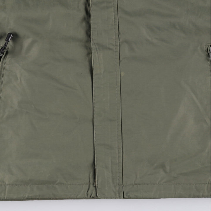 90s-00'S Eddie Bauer padded mountain parka, shell jacket, and puffer jacket, men's size L cotton Khaki type Vintage Second Hand