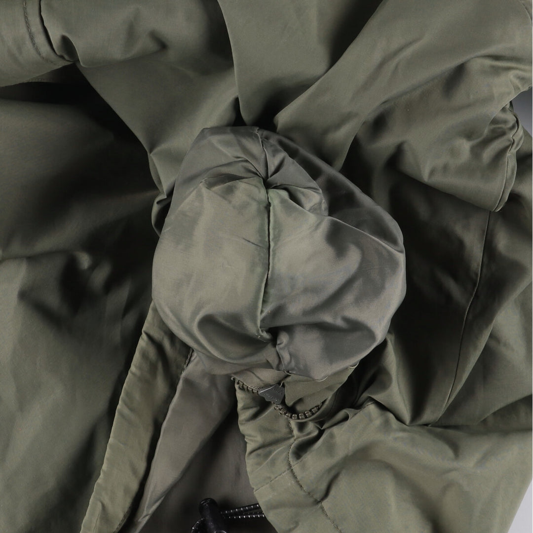 90s-00'S Eddie Bauer padded mountain parka, shell jacket, and puffer jacket, men's size L cotton Khaki type Vintage Second Hand