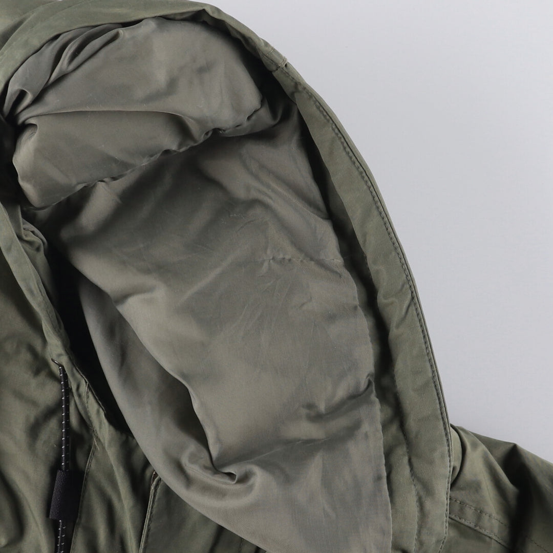 90s-00'S Eddie Bauer padded mountain parka, shell jacket, and puffer jacket, men's size L cotton Khaki type Vintage Second Hand