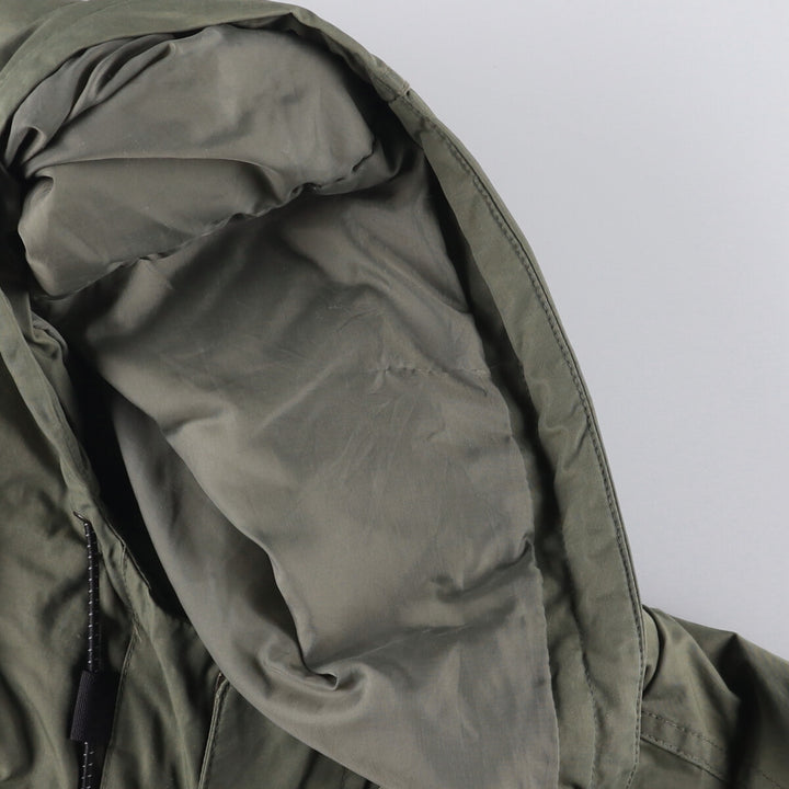 90s-00'S Eddie Bauer padded mountain parka, shell jacket, and puffer jacket, men's size L cotton Khaki type Vintage Second Hand