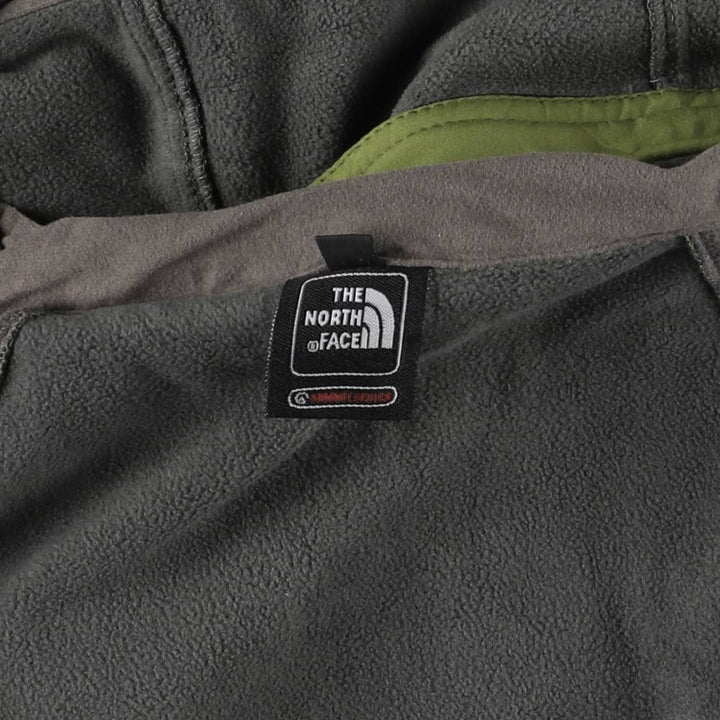 The North Face Summit Series Hooded Softshell Jacket, Men's XXL unclear green type yellow green Vintage Second Hand