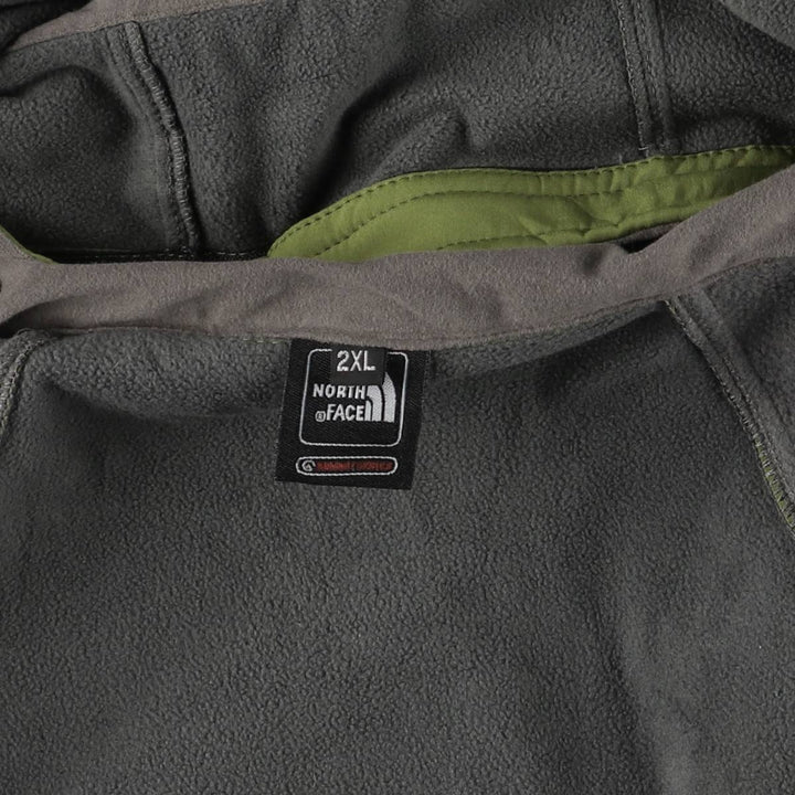 The North Face Summit Series Hooded Softshell Jacket, Men's XXL unclear green type yellow green Vintage Second Hand