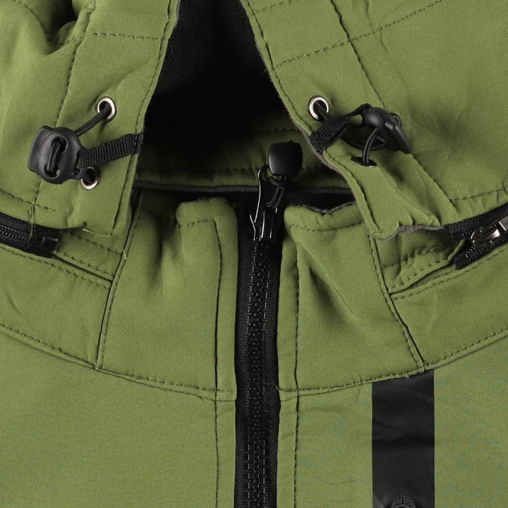 The North Face Summit Series Hooded Softshell Jacket, Men's XXL unclear green type yellow green Vintage Second Hand