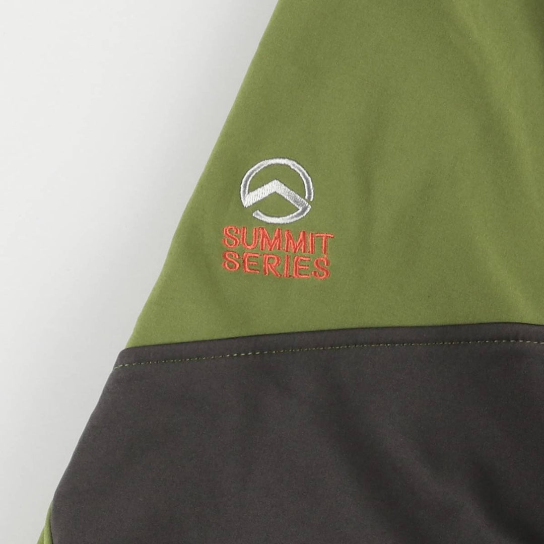 The North Face Summit Series Hooded Softshell Jacket, Men's XXL unclear green type yellow green Vintage Second Hand