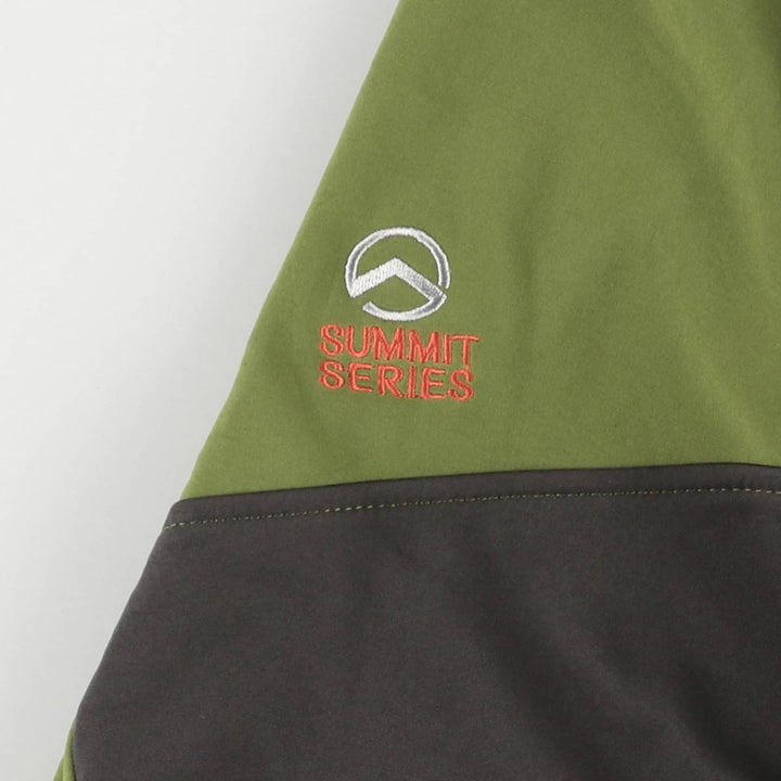 The North Face Summit Series Hooded Softshell Jacket, Men's XXL unclear green type yellow green Vintage Second Hand