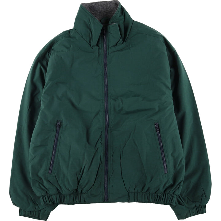 Eddie Bauer padded puffer jacket, men's size L Nylon Green type dark green Vintage Second Hand