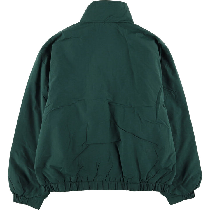 Eddie Bauer padded puffer jacket, men's size L Nylon Green type dark green Vintage Second Hand