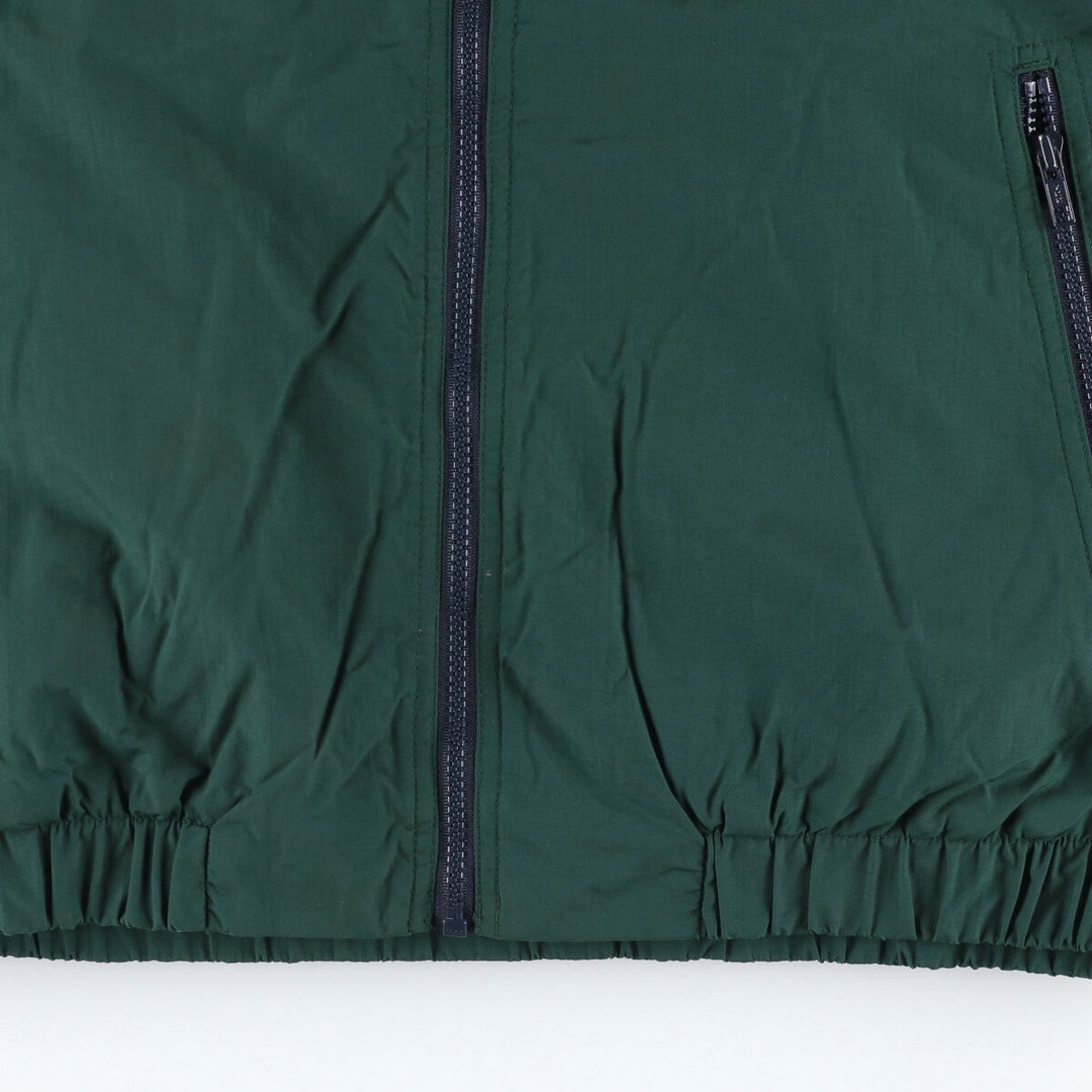 Eddie Bauer padded puffer jacket, men's size L Nylon Green type dark green Vintage Second Hand