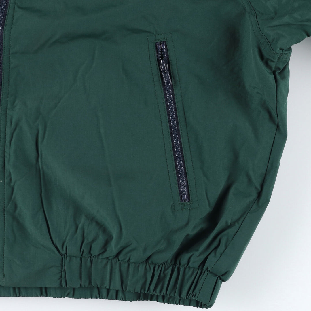 Eddie Bauer padded puffer jacket, men's size L Nylon Green type dark green Vintage Second Hand