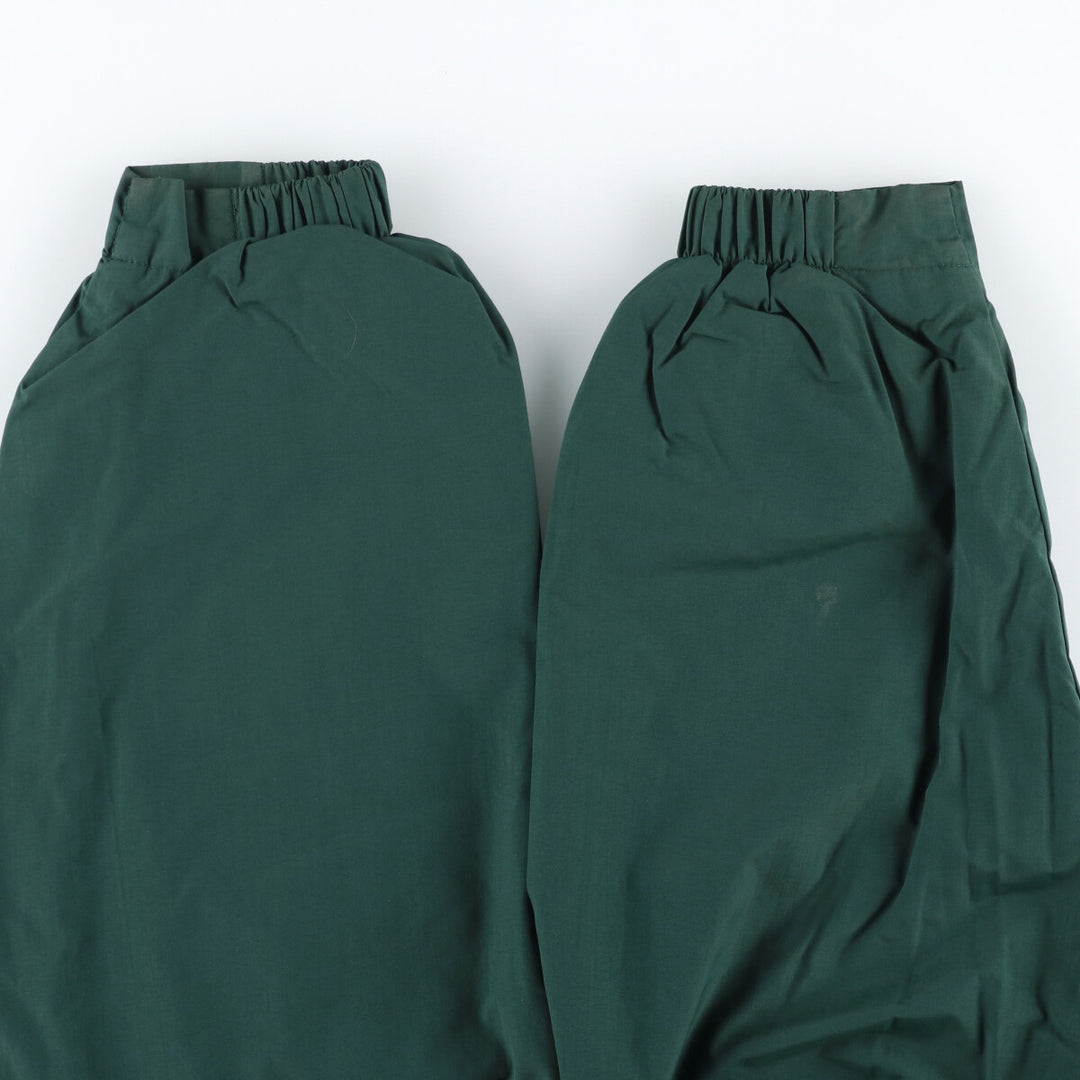 Eddie Bauer padded puffer jacket, men's size L Nylon Green type dark green Vintage Second Hand