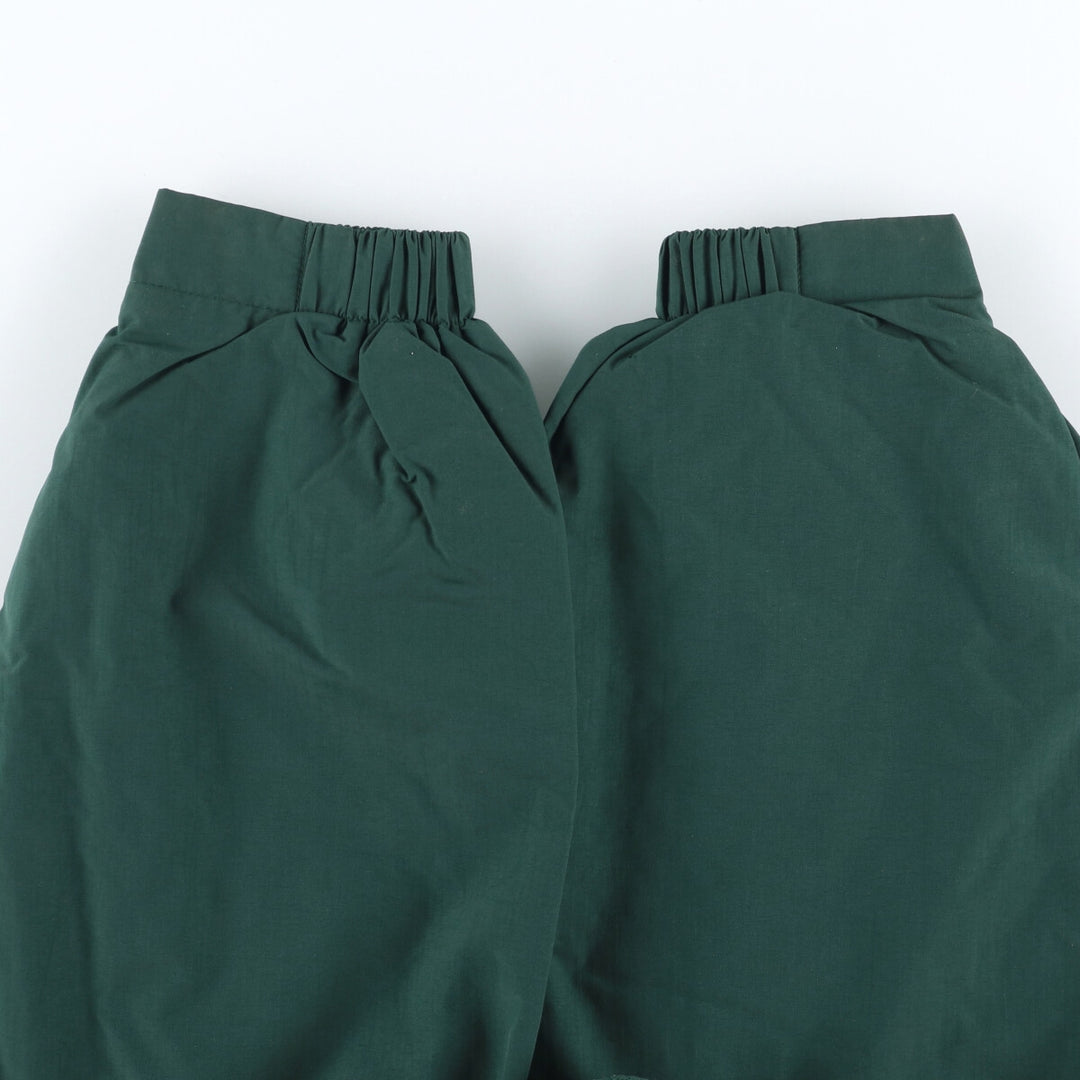 Eddie Bauer padded puffer jacket, men's size L Nylon Green type dark green Vintage Second Hand