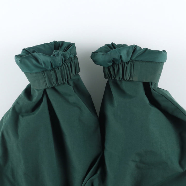 Eddie Bauer padded puffer jacket, men's size L Nylon Green type dark green Vintage Second Hand