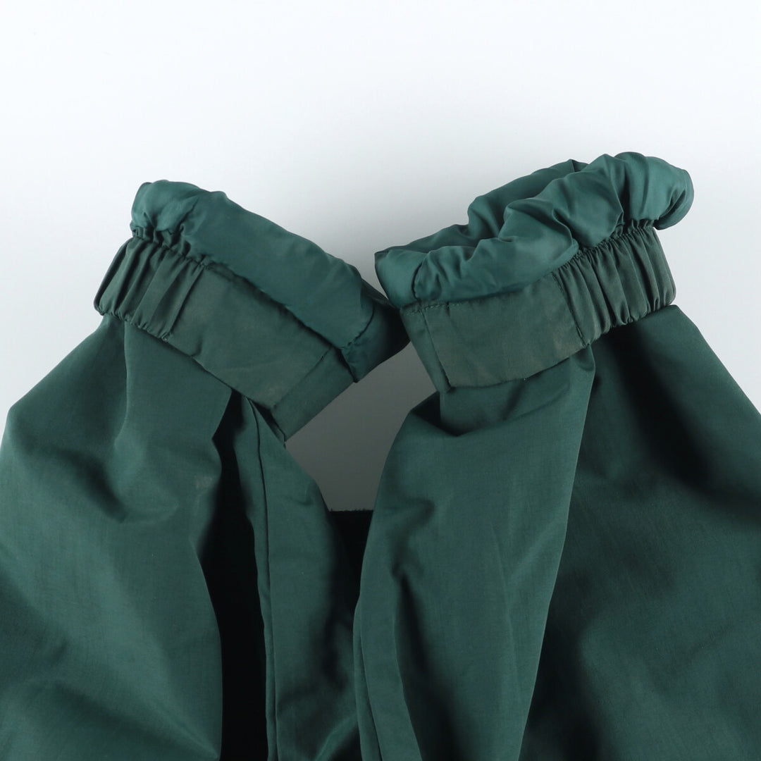 Eddie Bauer padded puffer jacket, men's size L Nylon Green type dark green Vintage Second Hand