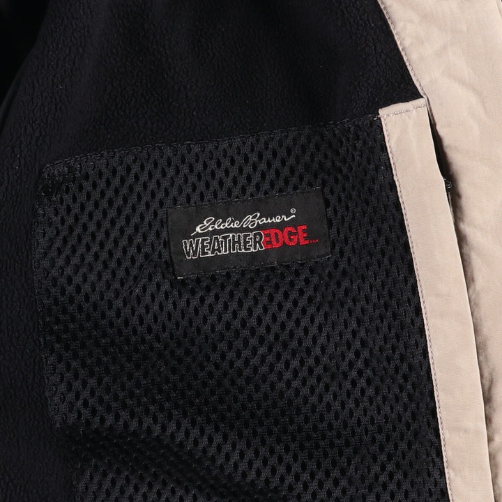 Eddie Bauer WEATHER EDGE Mountain Jacket, Shell Jacket, Men's Size L Nylon black type Vintage Second Hand