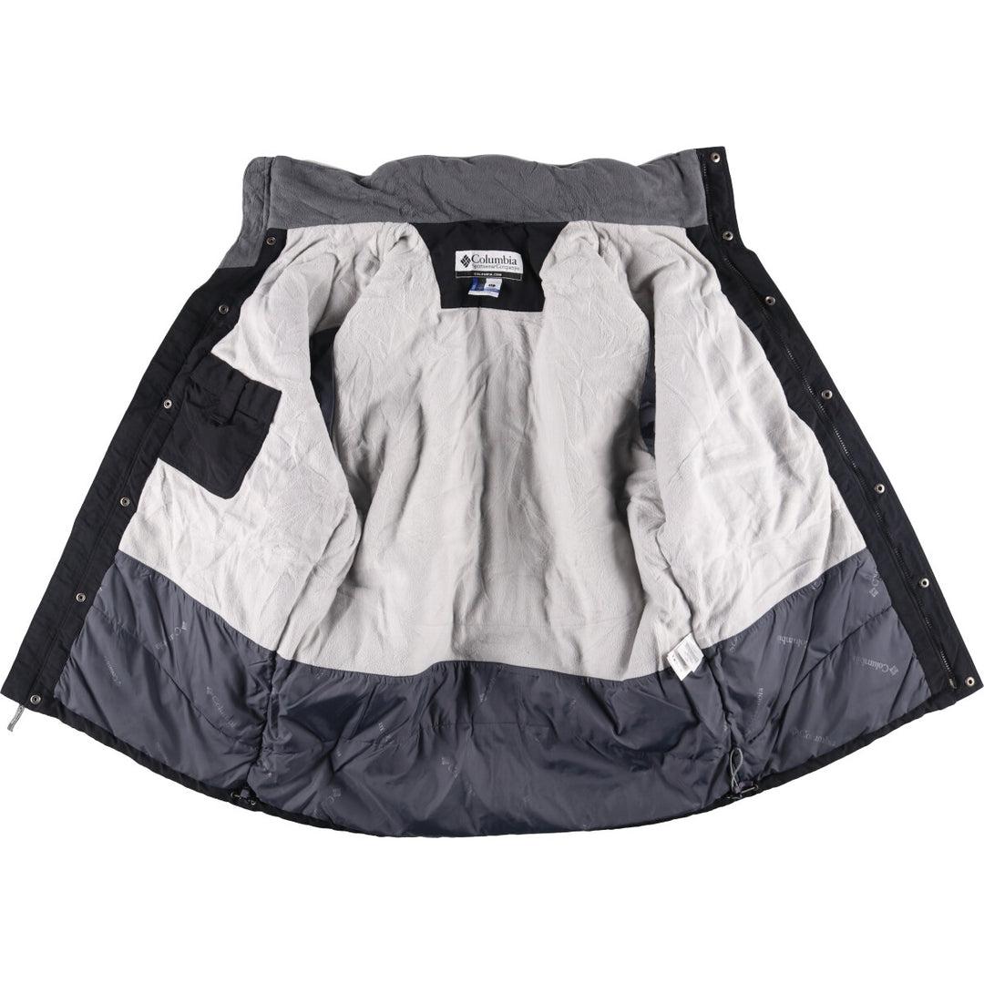 00'S Columbia Padded Mountain Jacket, Shell Jacket, Puffer Jacket, Men's L size Nylon black type Vintage Second Hand