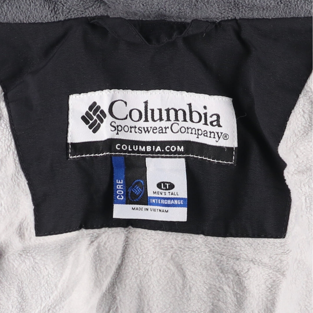 00'S Columbia Padded Mountain Jacket, Shell Jacket, Puffer Jacket, Men's L size Nylon black type Vintage Second Hand