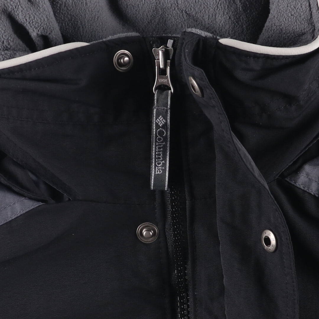 00'S Columbia Padded Mountain Jacket, Shell Jacket, Puffer Jacket, Men's L size Nylon black type Vintage Second Hand