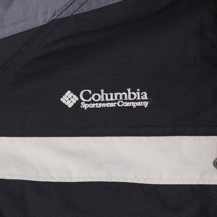 00'S Columbia Padded Mountain Jacket, Shell Jacket, Puffer Jacket, Men's L size Nylon black type Vintage Second Hand