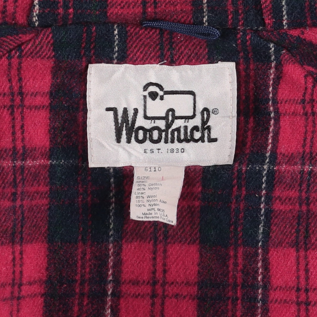 70'S WOOLRICH Mountain Parka Shell Jacket Made in USA Men's L Size Vintage cotton blue type Vintage Second Hand
