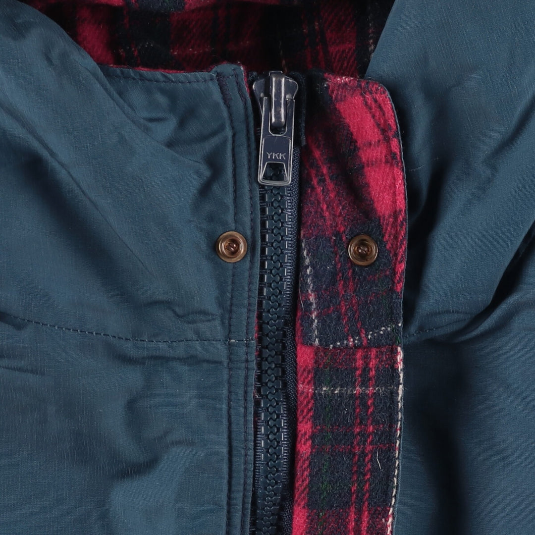 70'S WOOLRICH Mountain Parka Shell Jacket Made in USA Men's L Size Vintage cotton blue type Vintage Second Hand