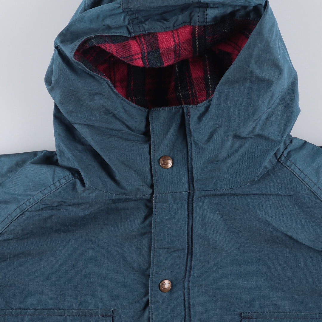 70'S WOOLRICH Mountain Parka Shell Jacket Made in USA Men's L Size Vintage cotton blue type Vintage Second Hand