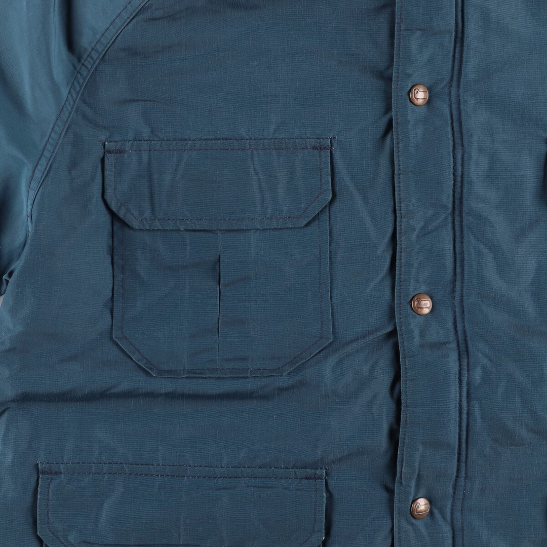 70'S WOOLRICH Mountain Parka Shell Jacket Made in USA Men's L Size Vintage cotton blue type Vintage Second Hand