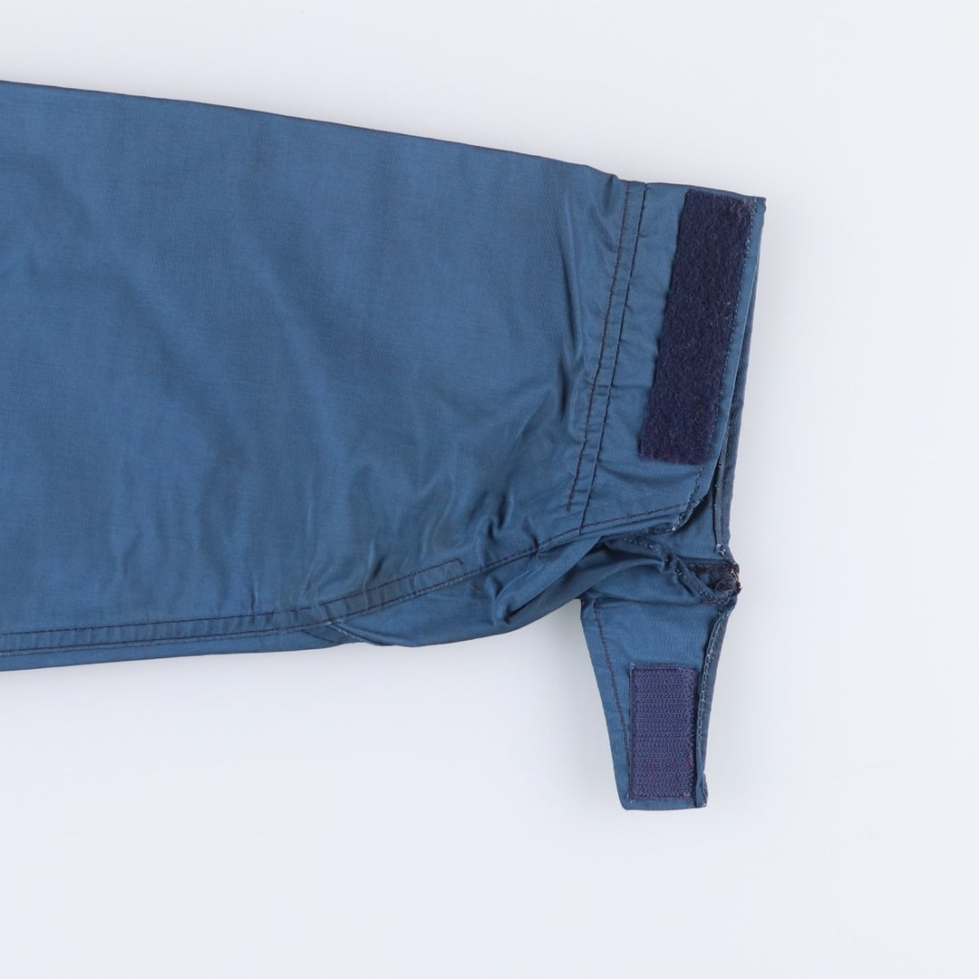 70'S WOOLRICH Mountain Parka Shell Jacket Made in USA Men's L Size Vintage cotton blue type Vintage Second Hand