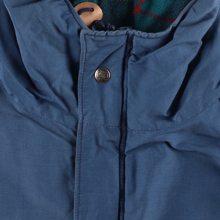 1980'S WOOLRICH Mountain Parka Shell Jacket, Made in USA, Men's XL unclear Emerald green Vintage Second Hand