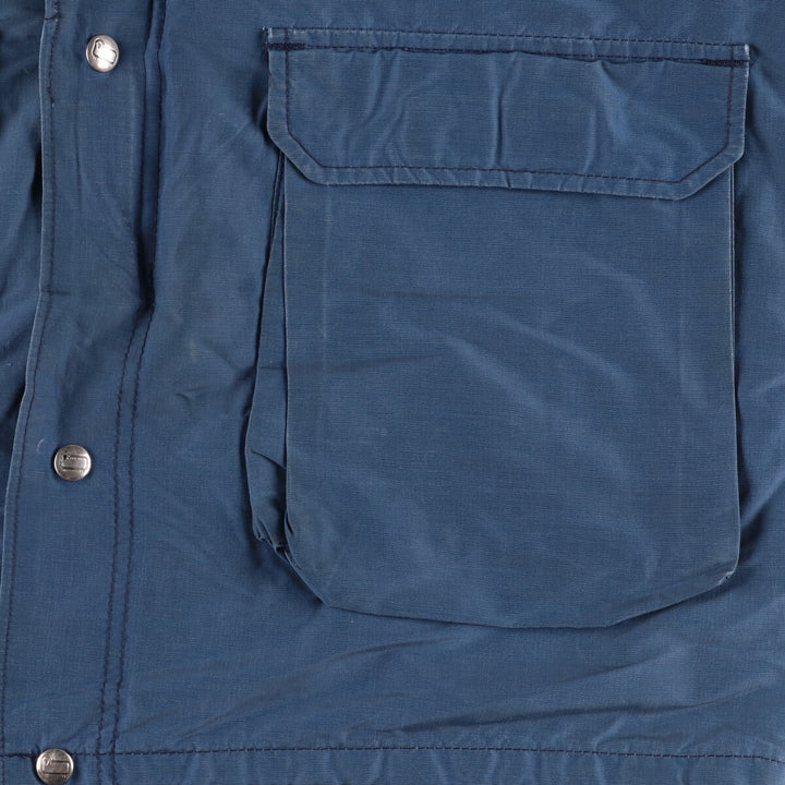 1980'S WOOLRICH Mountain Parka Shell Jacket, Made in USA, Men's XL unclear Emerald green Vintage Second Hand