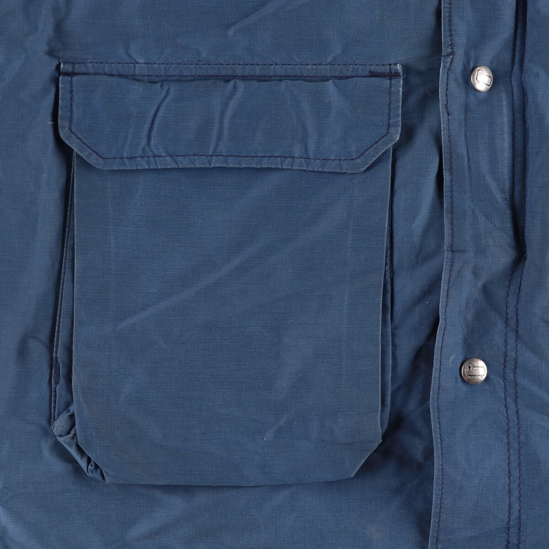 1980'S WOOLRICH Mountain Parka Shell Jacket, Made in USA, Men's XL unclear Emerald green Vintage Second Hand