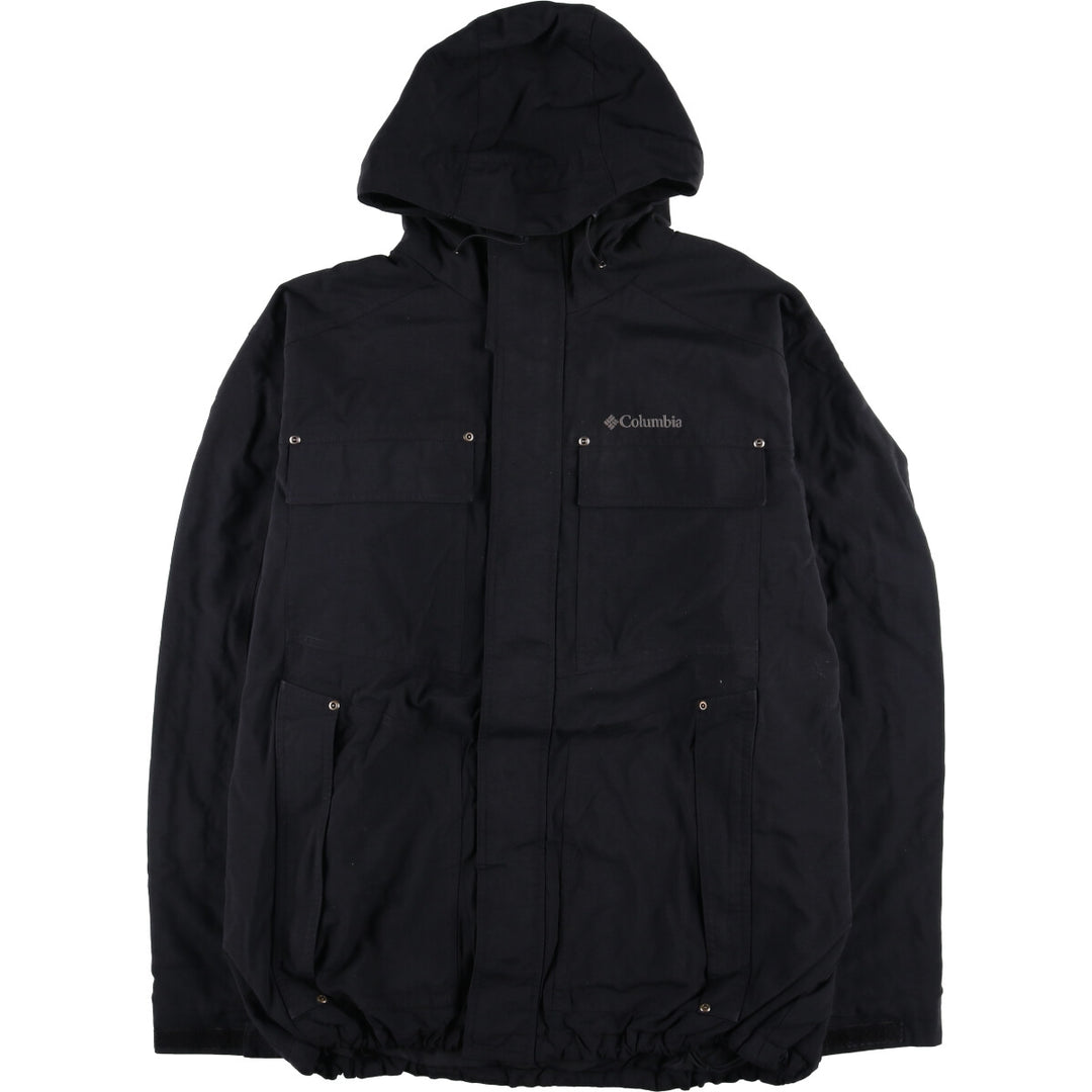 Columbia Men's Padded Mountain Parka, Shell Jacket, Puffer Jacket, Size XL Nylon black type Vintage Second Hand