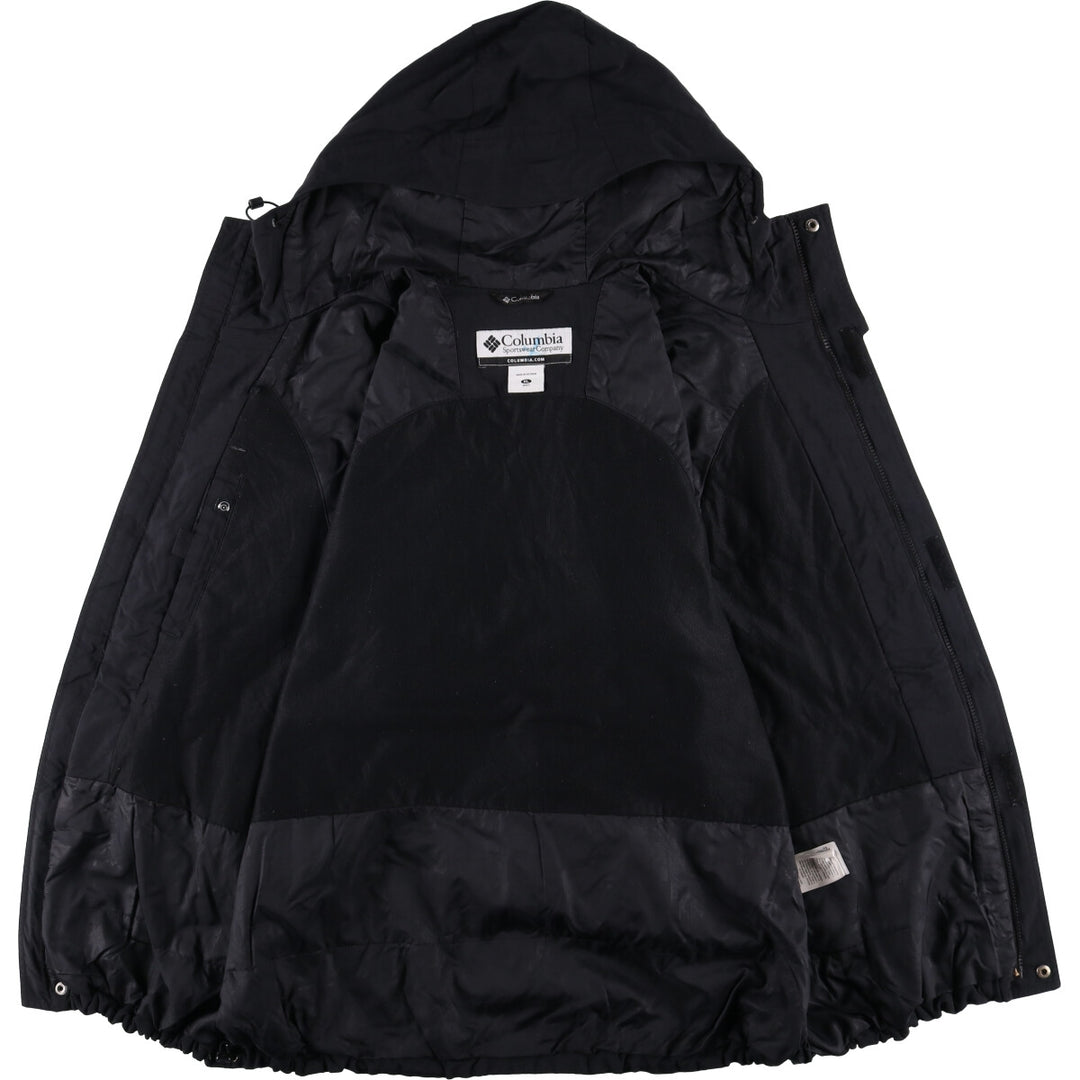 Columbia Men's Padded Mountain Parka, Shell Jacket, Puffer Jacket, Size XL Nylon black type Vintage Second Hand