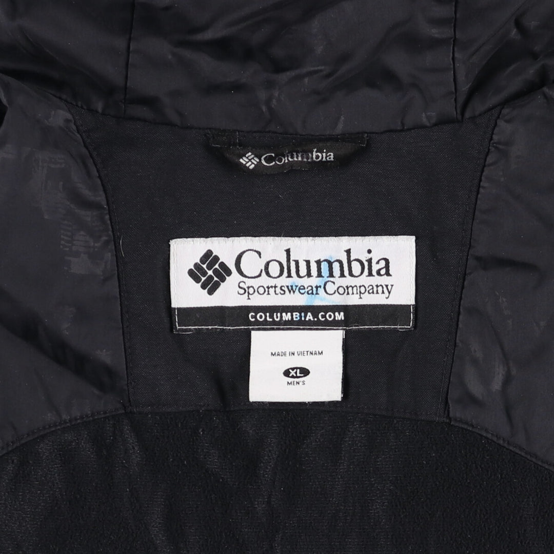 Columbia Men's Padded Mountain Parka, Shell Jacket, Puffer Jacket, Size XL Nylon black type Vintage Second Hand